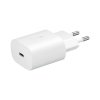 Samsung Super Szybka Oryginalna Ładowarka PD (25W) USB-C biała EP-TA800EWE  S21 S21+ S21 ULTRA S22 S22+ S22 Ultra A53,S23 S23+ S23 ULTRA  A15 A25 A35 A55 S24 FE S25 S25+ S26
